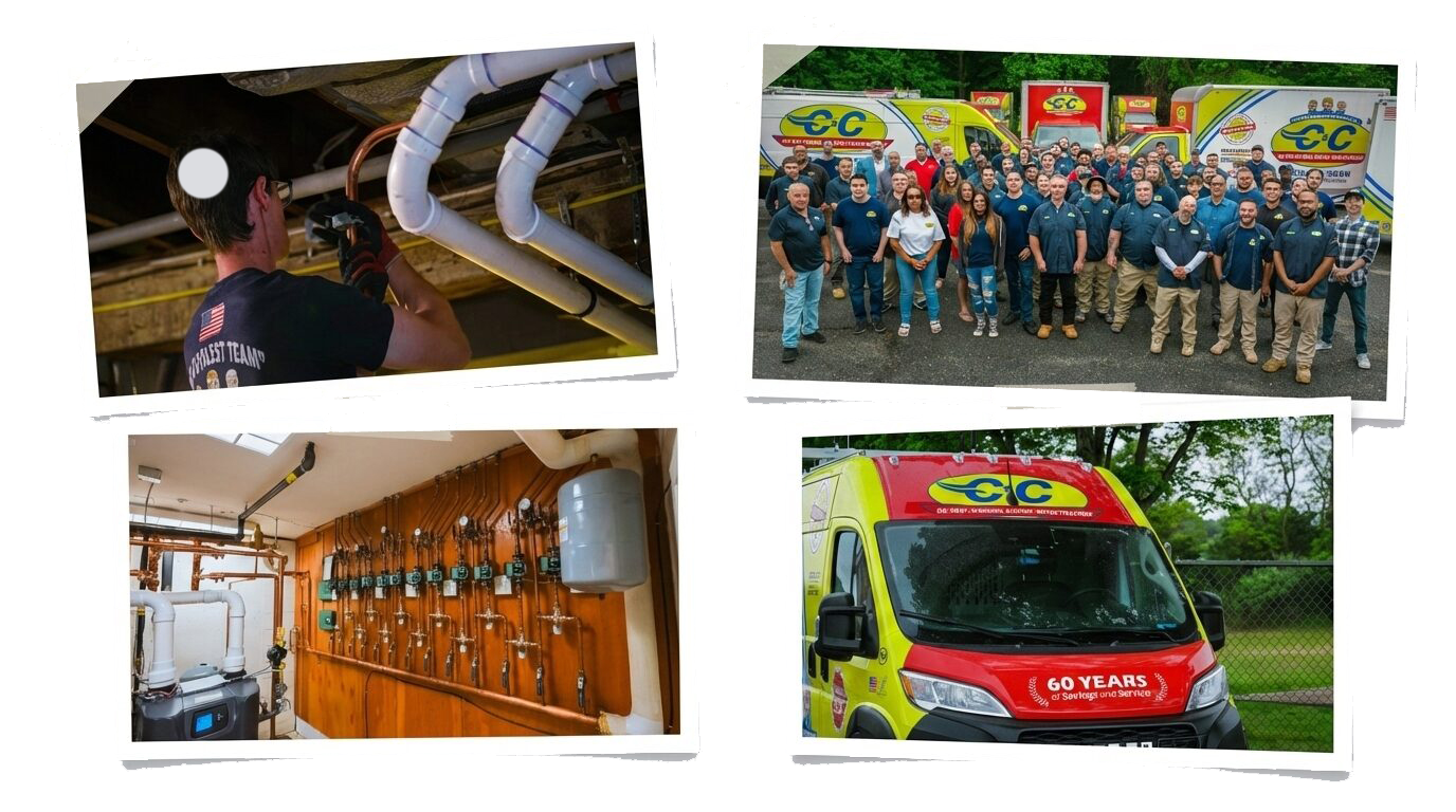 C&C technician arriving for a same-day service call