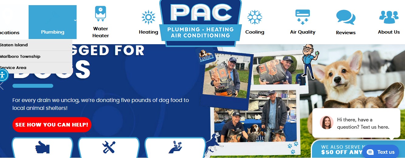 PAC Plumbing, Heating, Air Conditioning