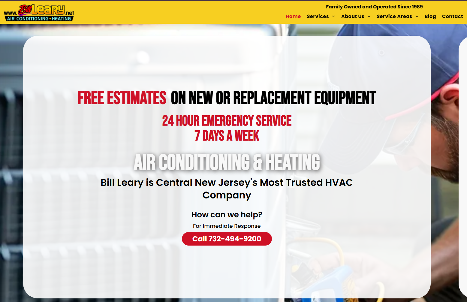 Bill Leary Air Conditioning and Heating - BBB accredited AC repair serving Middletown Township NJ