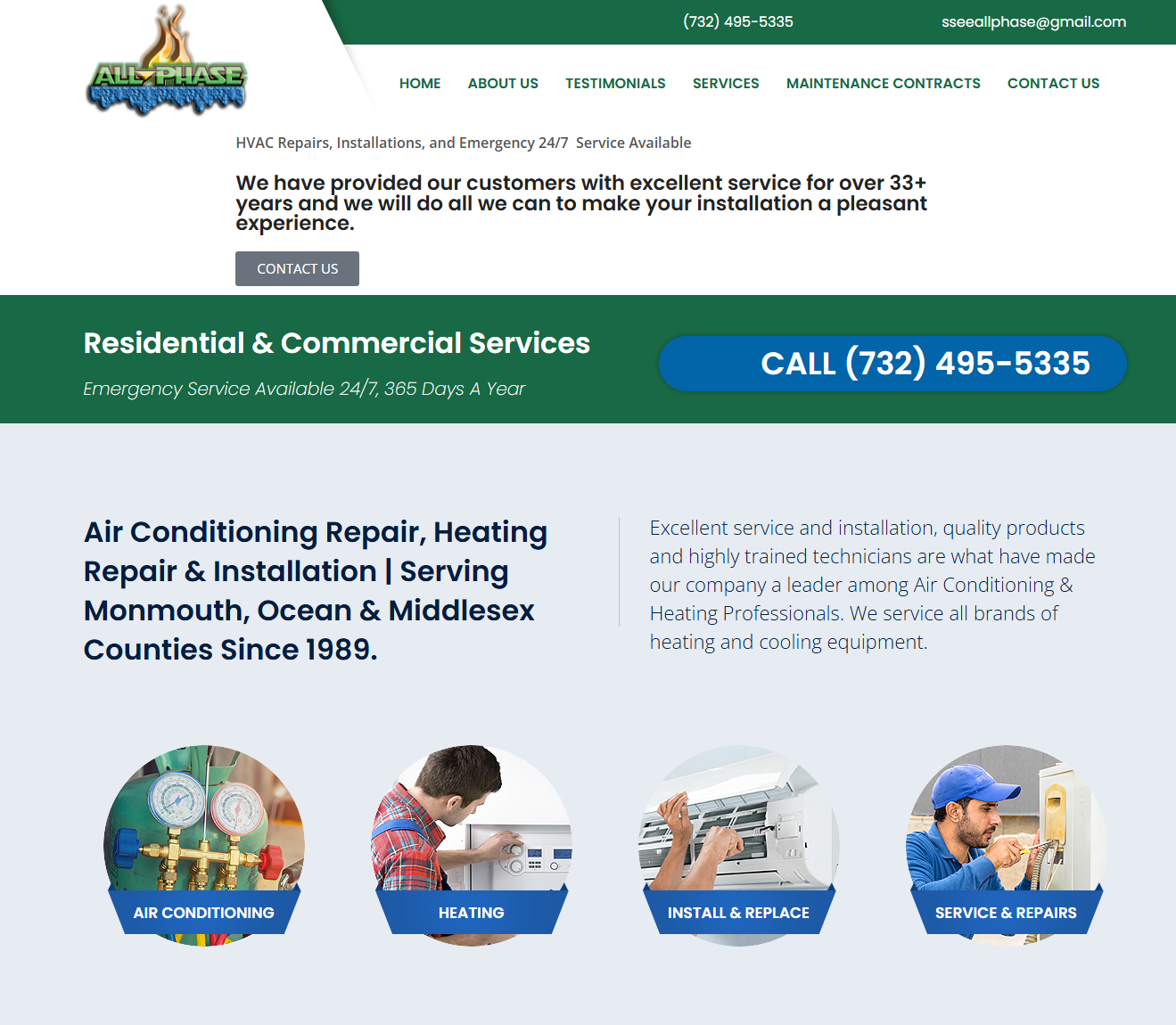 All-Phase Heating and Cooling - Local HVAC company in Middletown Township NJ